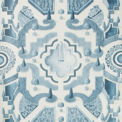 COLE & SON TOPIARY PRINT--- BLUE,BLUE,   - 115/2007.CS.0