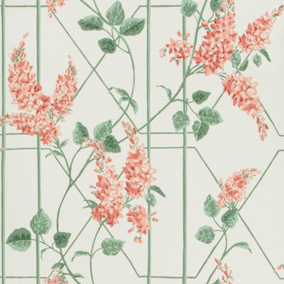 COLE & SON WISTERIA PRINT--- MULTI,CORAL,SAGE   - 115/5012.CS.0