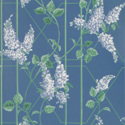 COLE & SON WISTERIA PRINT--- MULTI,BLUE,GREEN   - 115/5015.CS.0