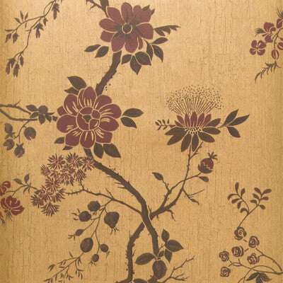 COLE & SON CAMELLIA PRINT--- MULTI,RED,GOLD   - 115/8027.CS.0