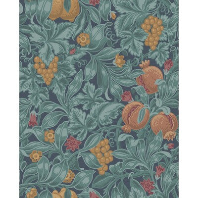 COLE & SON VINES OF POMONA --BOTANICAL & FLORAL- MULTI,ORANGE,TEAL   - 116/2005.CS.0