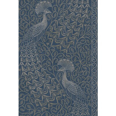 COLE & SON PAVO PARADE ---NOVELTY METALLIC,BLUE,SILVER   - 116/8029.CS.0