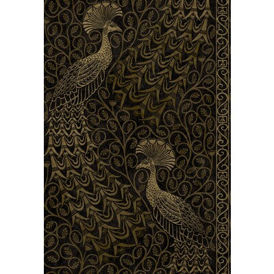 COLE & SON PAVO PARADE ---NOVELTY METALLIC,GOLD,BLACK   - 116/8032.CS.0