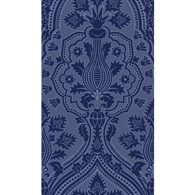 COLE & SON PUGIN PALACE FLOCK ---DAMASK BLUE,DARK BLUE,   - 116/9033.CS.0