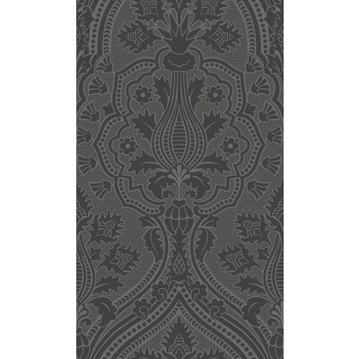 COLE & SON PUGIN PALACE FLOCK ---DAMASK CHARCOAL,GREY,   - 116/9035.CS.0