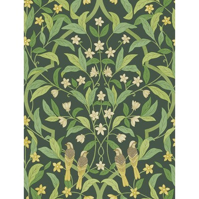 COLE & SON JASMINE & SERIN SYMPHONY PRINT--BOTANICAL & FLORAL- GREEN,YELLOW,   - 117/10029.CS.0