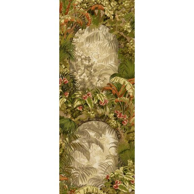 COLE & SON HISPALIS PRINT--BOTANICAL & FLORAL- MULTI,KHAKI,RUST   - 117/2005.CS.0