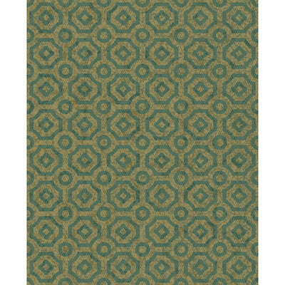 COLE & SON QUEEN S QUARTER PRINT---GEOMETRIC GREEN,GOLD,   - 118/10021.CS.0