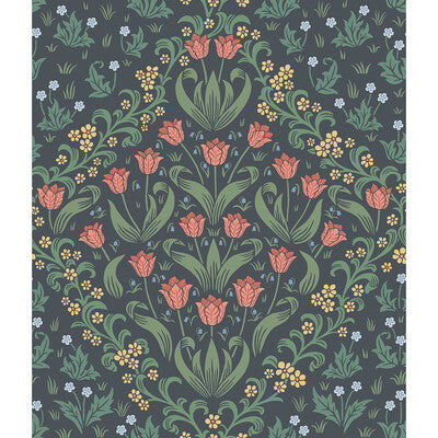 COLE & SON TUDOR GARDEN --BOTANICAL & FLORAL- MULTI,RED,GREEN   - 118/2002.CS.0