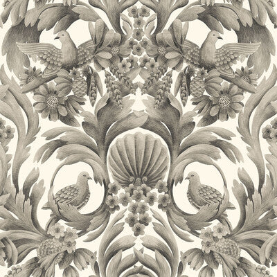 COLE & SON GIBBONS CARVING ---DAMASK TAUPE,TAUPE,   - 118/9020.CS.0