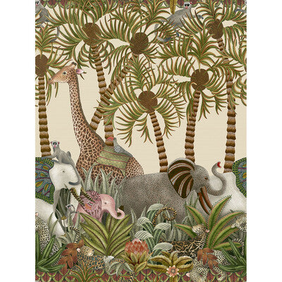 COLE & SON LETABA MARCH PRINT---NOVELTY MULTI,BROWN,GREEN   - 119/11046.CS.0