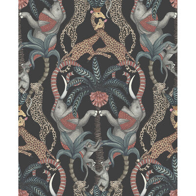 COLE & SON SAFARI TOTEM PRINT---NOVELTY MULTI,BLACK,   - 119/2008.CS.0