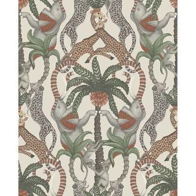 COLE & SON SAFARI TOTEM PRINT---NOVELTY BROWN,RUST,   - 119/2011.CS.0