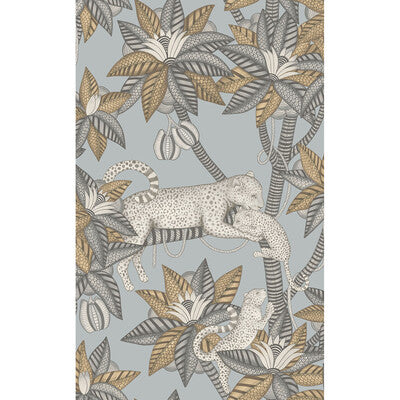 COLE & SON SATARA PRINT--ANIMAL/INSECTS-BOTANICAL & FLORAL LIGHT BLUE,TAUPE,   - 119/3012.CS.0