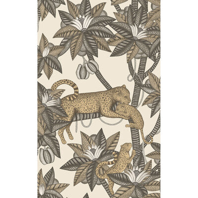 COLE & SON SATARA PRINT--ANIMAL/INSECTS-BOTANICAL & FLORAL GOLD,BROWN,   - 119/3013.CS.0