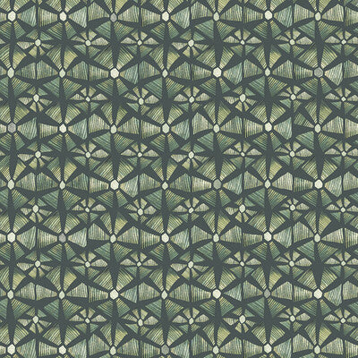 COLE & SON KALAHARI PRINT---GEOMETRIC GREEN,CELERY,   - 119/6030.CS.0