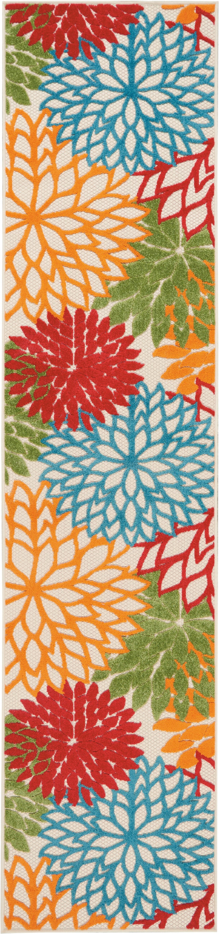 Nourison Rugs Nourison Home   Tropical 10' Runner    - 099446421845