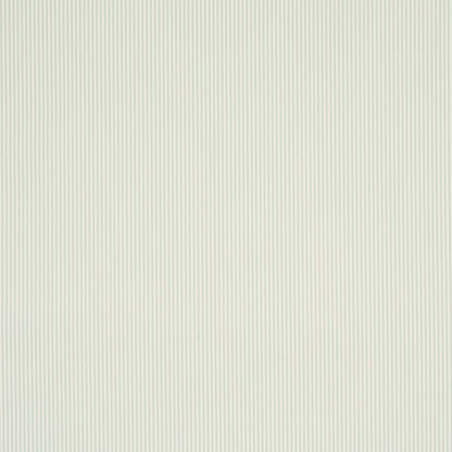 Cream striped fabric with fine vertical beige pinstripes; soft, neutral texture for upholstery or wallpaper.