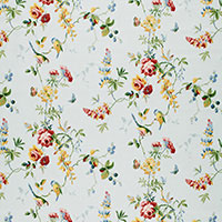 SCHUMACHER  CLASSIC PRINTS CHICKADEE FLORAL   Sky   - 1235014