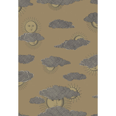 COLE & SON SOLI E NUVOLE PRINT--METALLIC-NOVELTY GOLD,YELLOW,   - 123/2011.CS.0