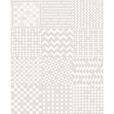 COLE & SON GEOMETRICO PRINT--GEOMETRIC-METALLIC WHITE,,   - 123/7037.CS.0