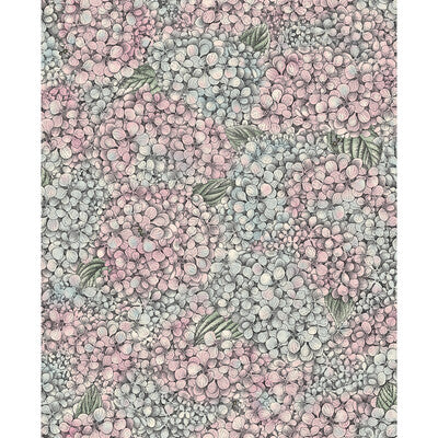 COLE & SON ORTENSIA PRINT--BOTANICAL & FLORAL- PINK,BLUE,   - 123/9045.CS.0