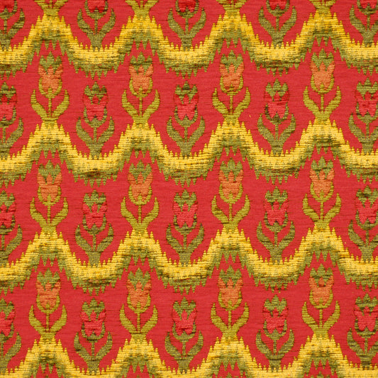 Robert Allen Spring Buds | Crimson  Upholstery     - 124034