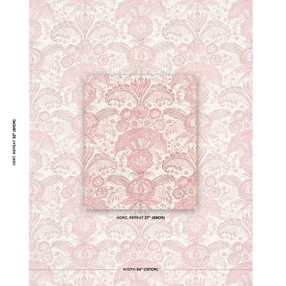 SCHUMACHER  JACARANDA CALICUT PRINTS PRINTS BLUSH   - 1283005