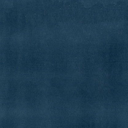 Deep blue fabric swatch, square with soft nap and plush texture for upholstery or clothing.