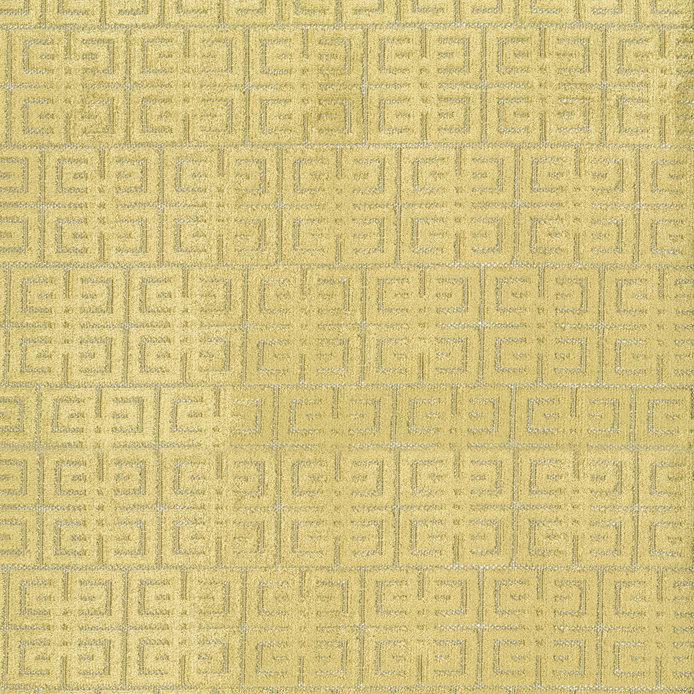 NICHOLASJOHN INC NJ-ROBERTS Citrine Velvet,Geometric   Fabric - NJ25-1851