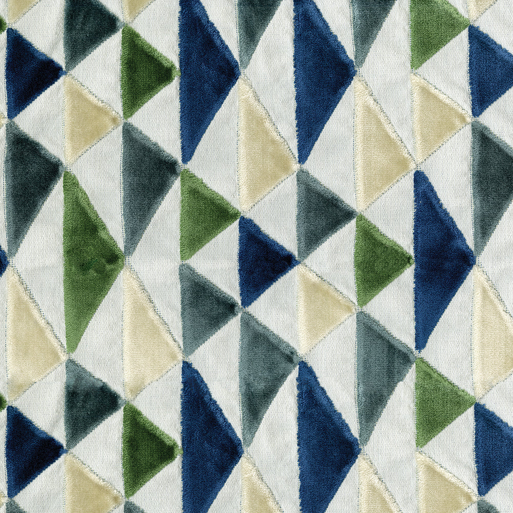 ABBEYSHEA Salvo Velvet,Geometric   Desiger Outlet Fabric - SALVO32