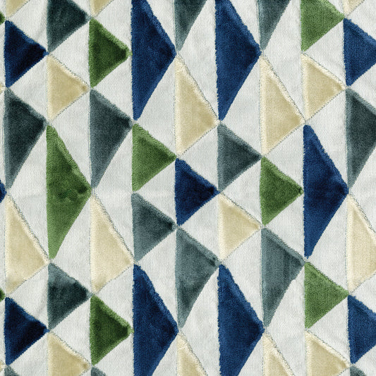 ABBEYSHEA Salvo Velvet,Geometric   Desiger Outlet Fabric - SALVO32