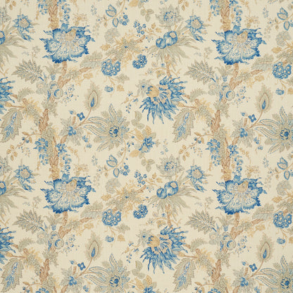 SCHUMACHER  CLASSIC PRINTS ELLIS FLORAL VINE PRINTS PRINTS INDIGO   - 1304001