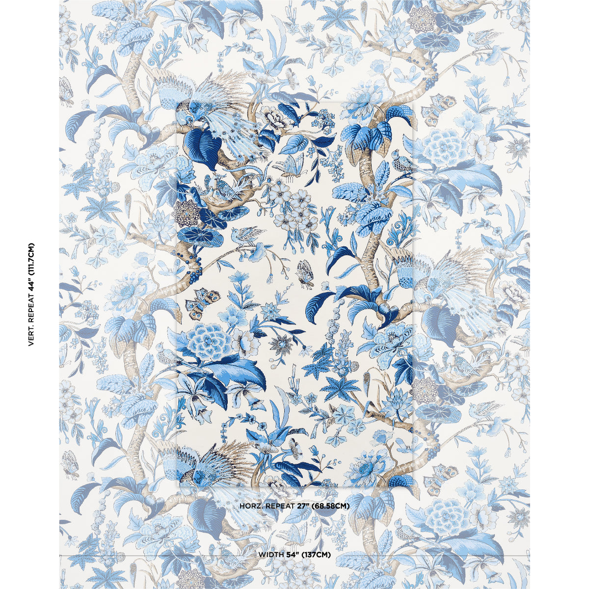 SCHUMACHER  SIGNATURE SCHUMACHER CRANLEY GARDEN PRINTS PRINTS BLUE   - 1314003