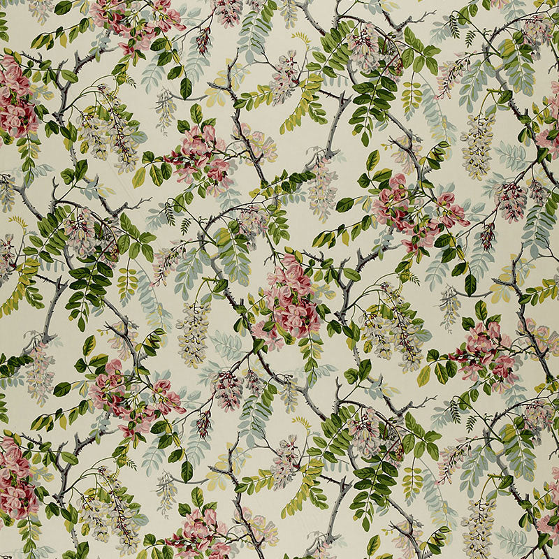 SCHUMACHER  CLASSIC PRINTS WISTERIA VINE   Ivory   - 1318001