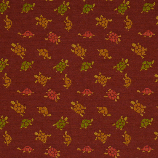 Robert Allen Little Turtles | Merlot  Upholstery     - 135412
