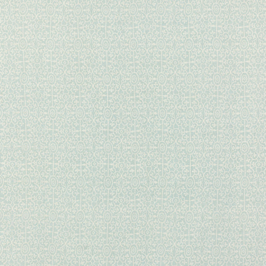 SCHUMACHER  RAOUL TEXTILES PATRA PRINTS PRINTS ROBIN'S EGG   - 135N67