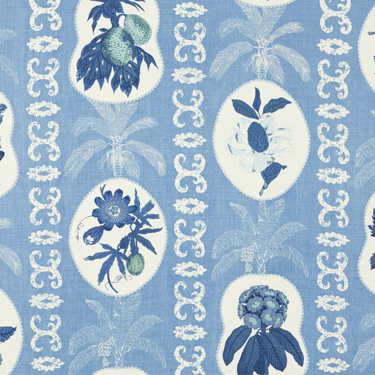 SCHUMACHER  RAOUL TEXTILES MARTINIQUE PRINTS PRINTS DELFT   - 137B39