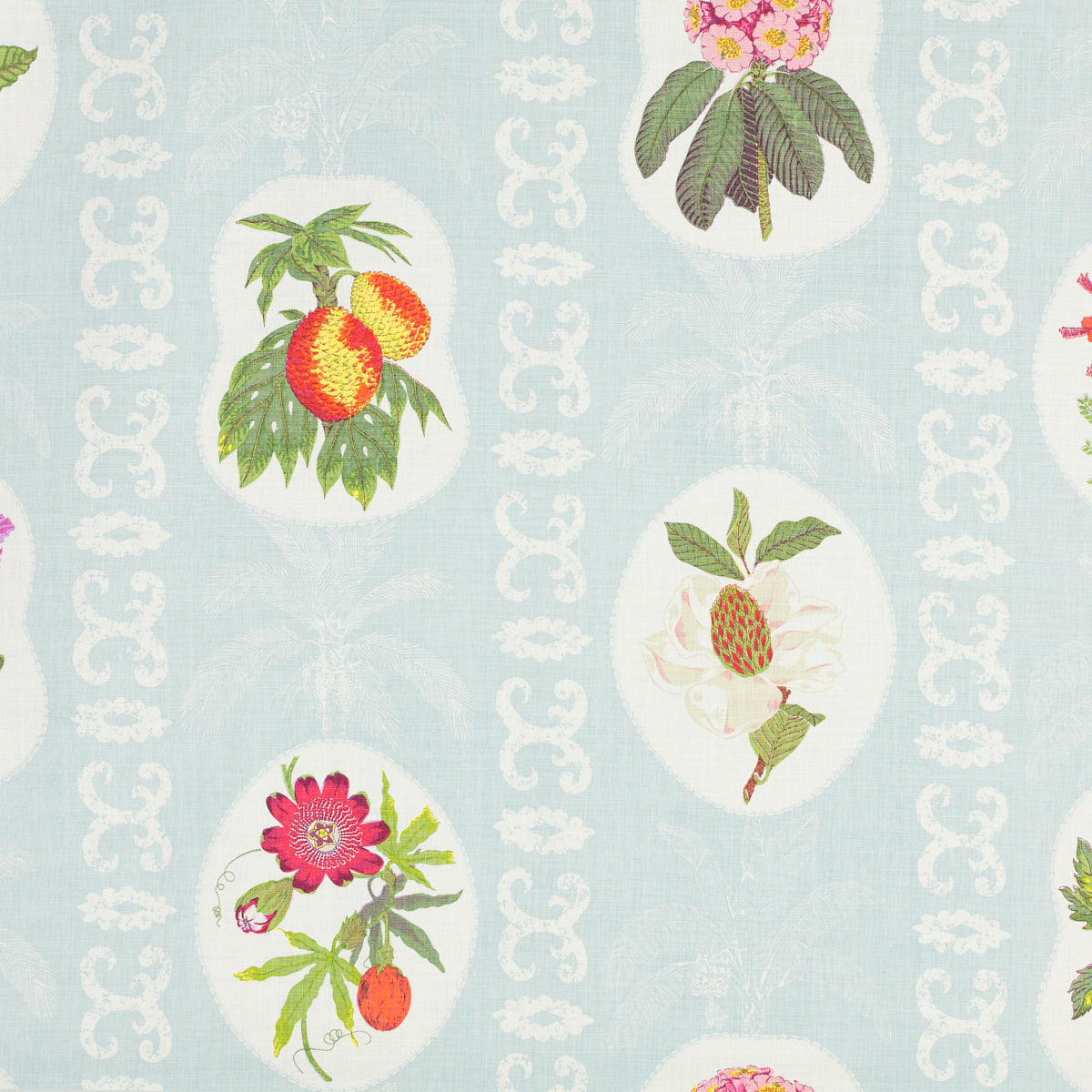 SCHUMACHER  RAOUL TEXTILES MARTINIQUE PRINTS PRINTS SEA   - 137B80