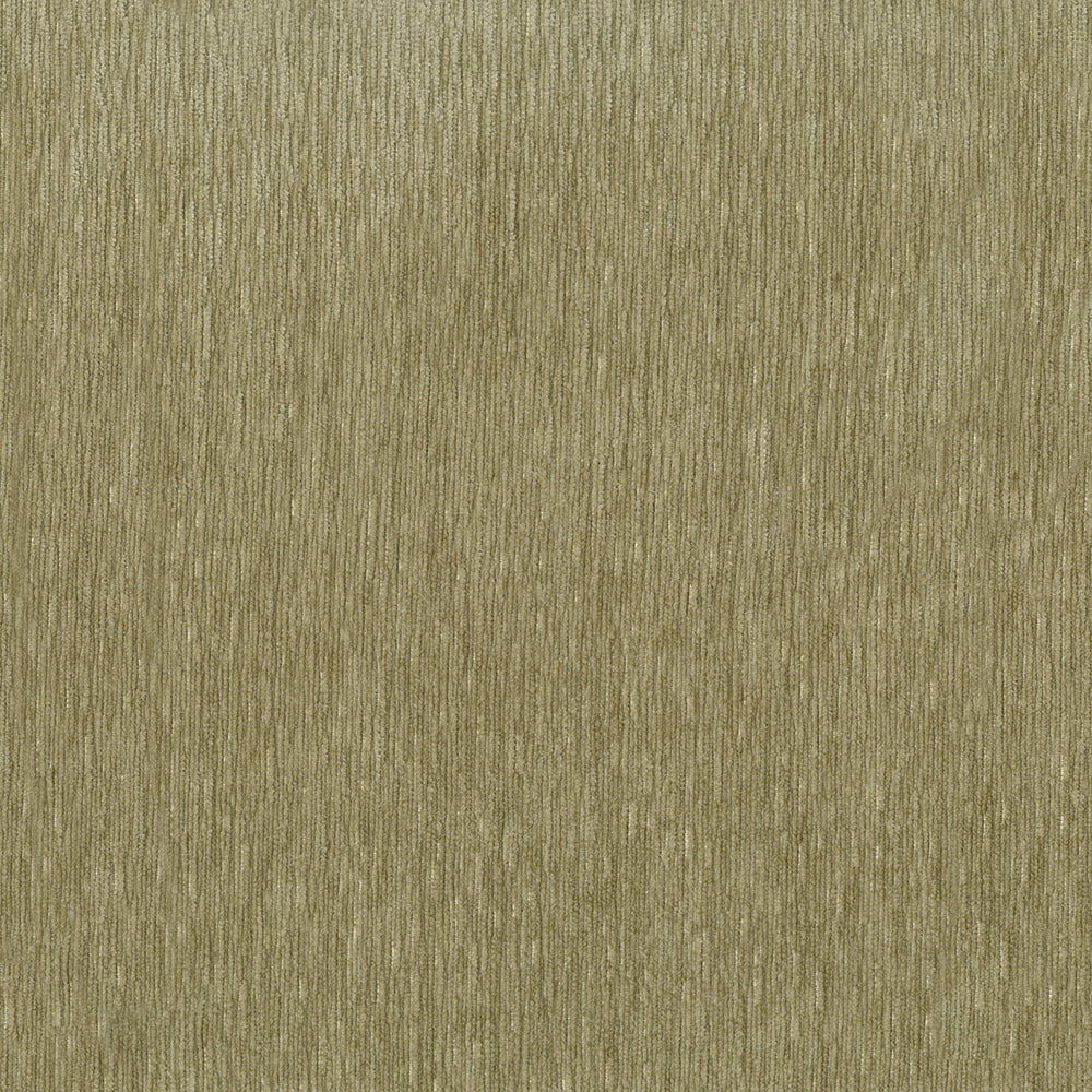 Olive-green textured upholstery fabric with subtle vertical nap.