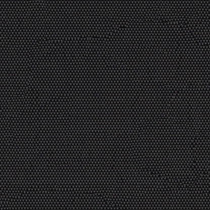 Close-up of dark black woven fabric with tight grid texture, rugged upholstery/bag material.