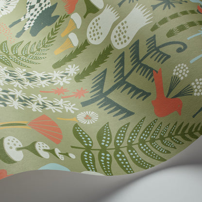 SCHUMACHER  Borastapeter HOPPMOSSE   SAGE   - 1451