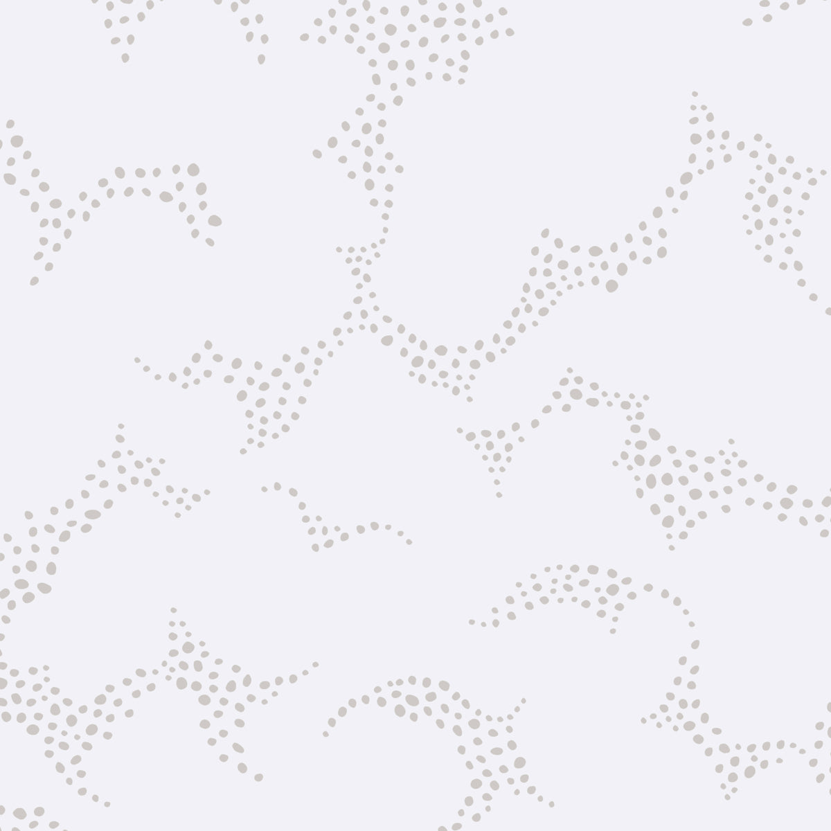 Abstract dotted wave pattern in light gray on pale background; ideal for wallpaper or fabric print.