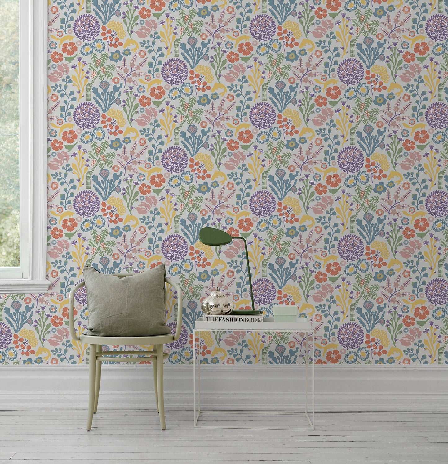 SCHUMACHER  Borastapeter R??VDUNGE   IVORY MULTI   - 1473