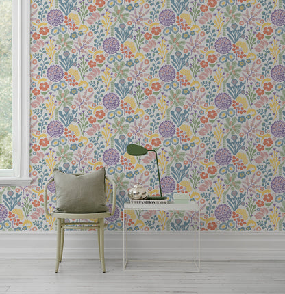 SCHUMACHER  Borastapeter R??VDUNGE   IVORY MULTI   - 1473