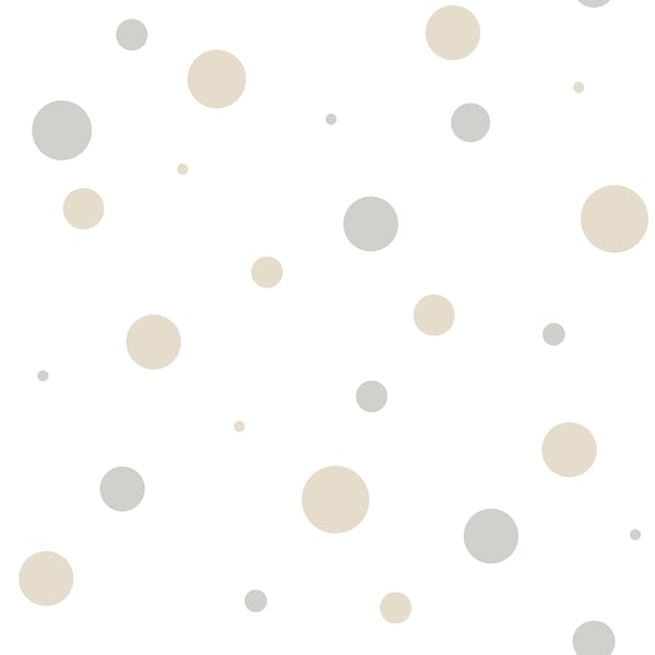 Galerie Wallcoverings Little Explorers 2 Polka Galerie Wallcoverings  Silver Grey   - 14822