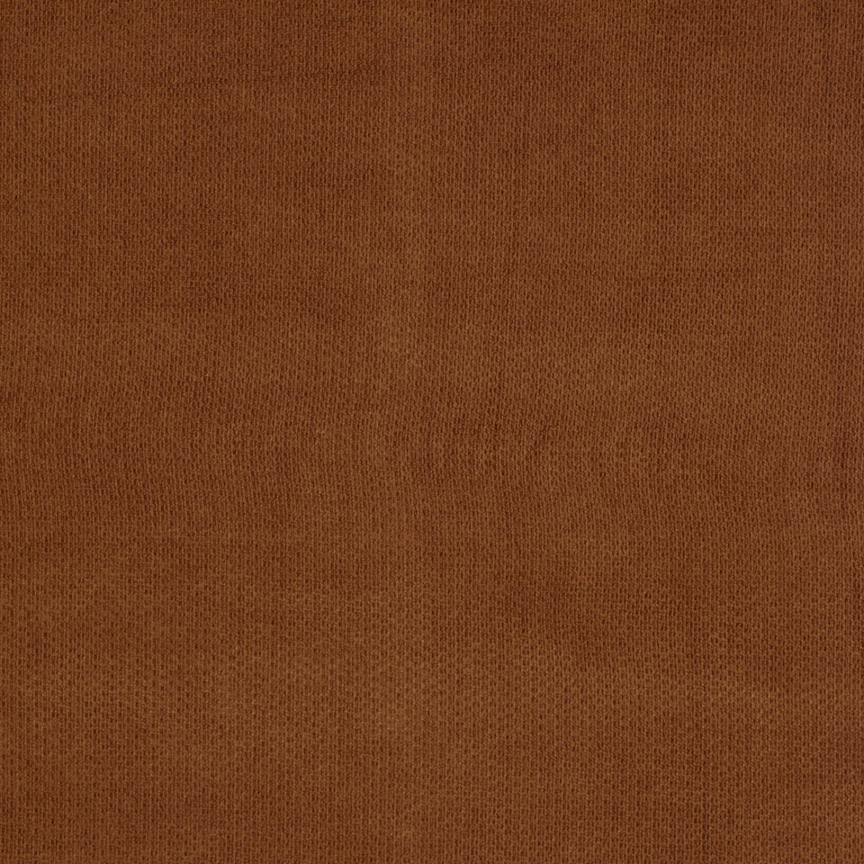 Warm cognac brown textured fabric swatch with a fine weave, ideal for upholstery or crafts.