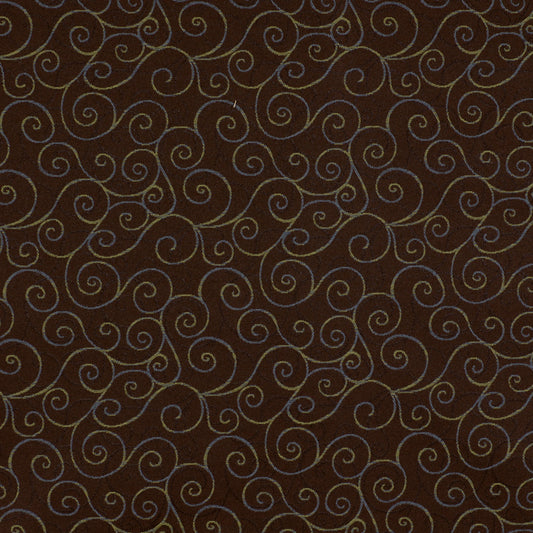Robert Allen Contract Double Scroll | Espresso  Upholstery     - 150550
