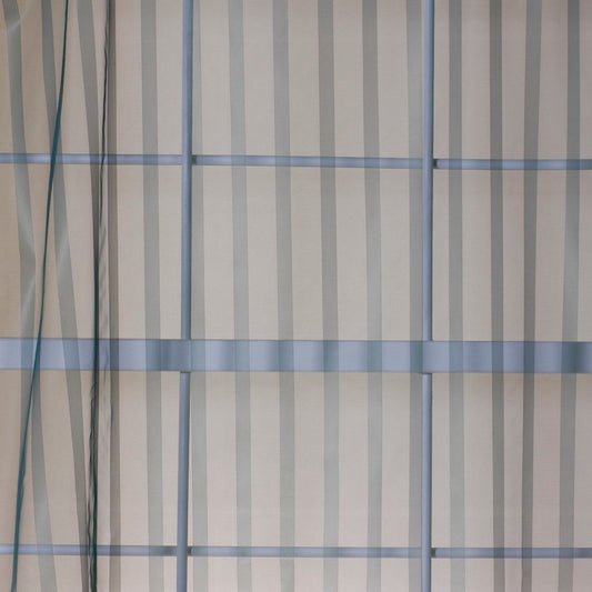 Robert Allen Striped Net | Mallard  Drapery     - 152332