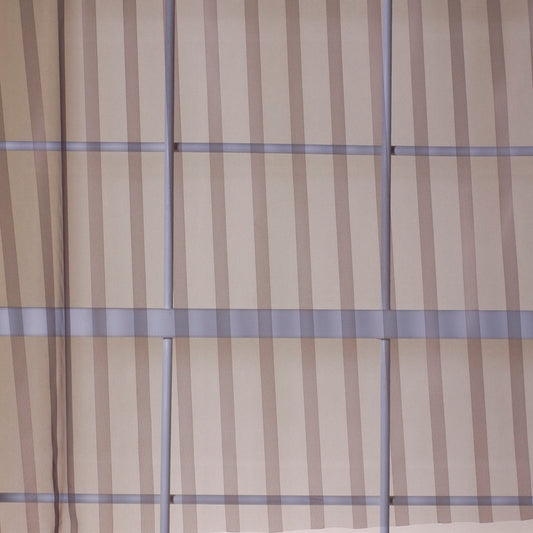 Robert Allen Striped Net | Fig  Drapery     - 152333